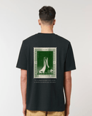 Algeria Vintage Stamp - Oversized t-shirt - Black - Oriigiins