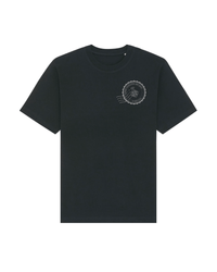 Barcelona Vintage Stamp T-shirt – Oversized Fit - Black - Oriigiins