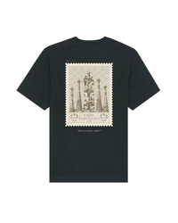 Barcelona Vintage Stamp T-shirt – Oversized Fit - Black - Oriigiins