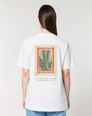 Brazil Vintage Stamp - Oversized t-shirt - White - Oriigiins