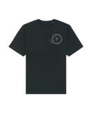 Brazil Vintage Stamp T-shirt - Oversized Fit - Black - Oriigiins