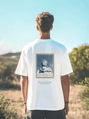 Italy Vintage Stamp - Oversized t-shirt - Black - Oriigiins