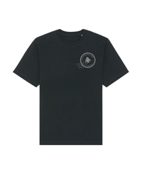 Lebanon Vintage Stamp T-shirt - Oversized Fit - Black - Oriigiins