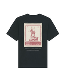 Lebanon Vintage Stamp T-shirt - Oversized Fit - Black - Oriigiins