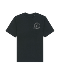 Mexico 1 Vintage Stamp T-shirt – Oversized Fit – Black - Oriigiins