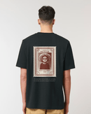 Mexico 1 Vintage Stamp T-shirt – Oversized Fit – Black - Oriigiins