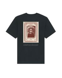 Mexico 1 Vintage Stamp T-shirt – Oversized Fit – Black - Oriigiins