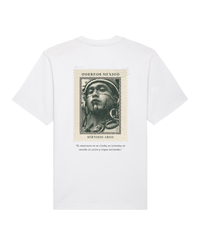 Mexico Maya Vintage Stamp - Oversized t-shirt - White - Oriigiins