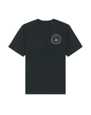 Morocco Vintage Stamp T-shirt - Oversized Fit - Black - Oriigiins