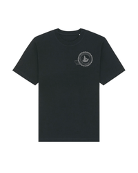 Morocco Vintage Stamp T-shirt - Oversized Fit - Black - Oriigiins