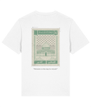 Palestine Vintage Stamp - Oversized t-shirt - White - Oriigiins