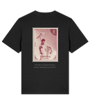 Spain Vintage Stamp - Oversized t-shirt - Black - Oriigiins